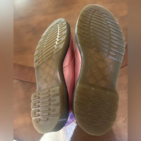 Dr. Martens 1461 Iced Metallic Mallow Pink Oxford, size 8 womens :) like new! - Picture 3 of 7